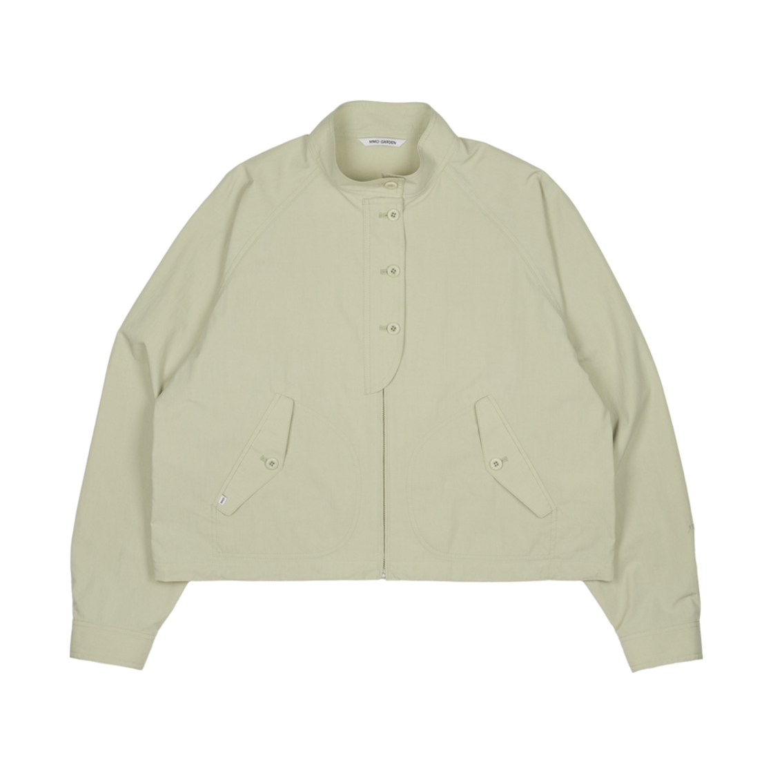 A-018 mmogarden W Harington Jacket Sage Green