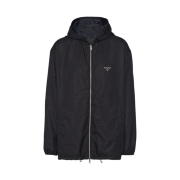 Prada Re-Nylon Hooded Jacket Black