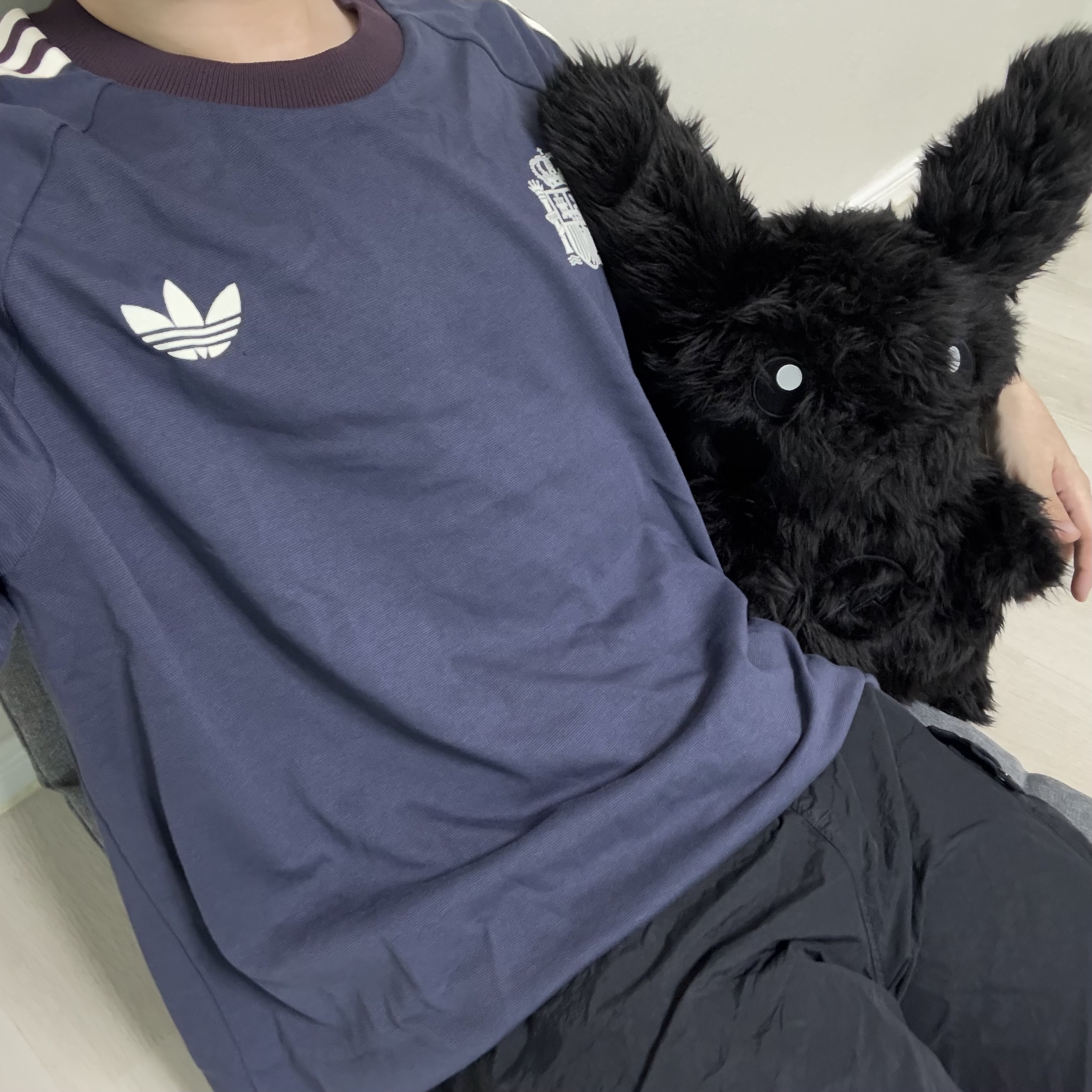 C.P. Company Flatt Nylon Lens Swim Shorts Black - 23SS, Adidas Spain Adicolor Classics 3-Stripes T-Shirt Shadow Navy - US Sizing 착용 스타일
