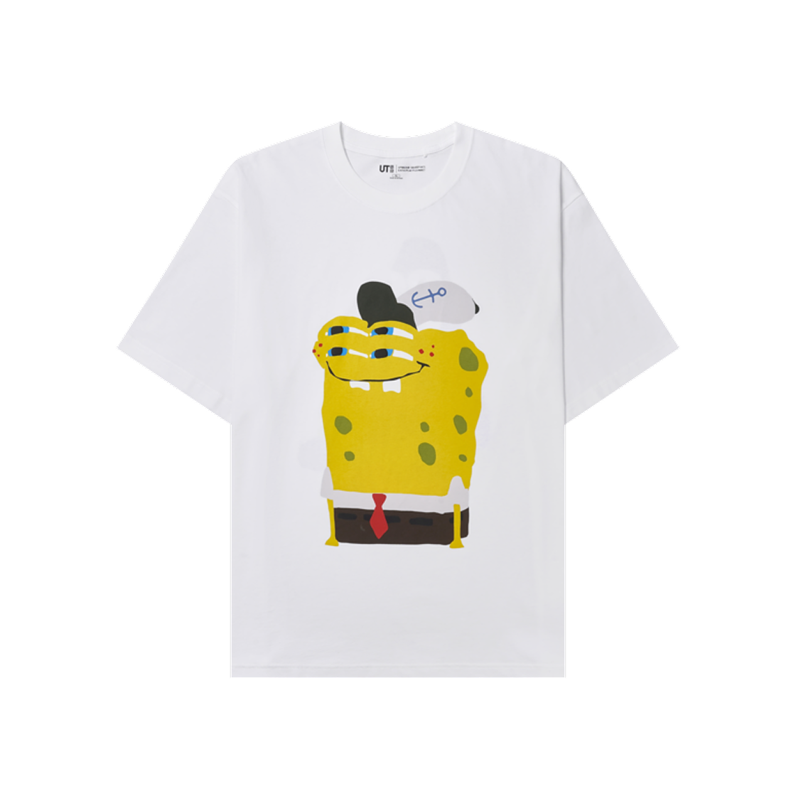 유니클로 UT x CPFM x 스폰지밥 그래픽 티셔츠 C 화이트 - KR(Uniqlo UT x CPFM x SpongeBob Graphic T-Shirt C White - KR)