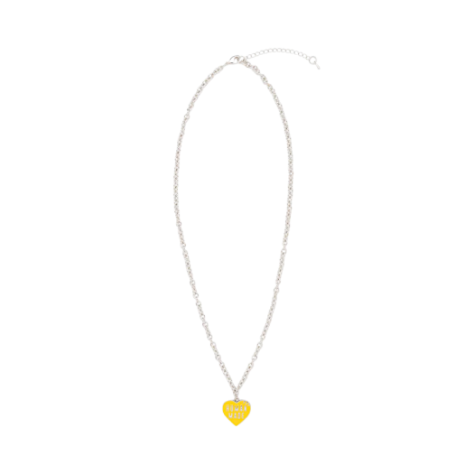 HM29GD157 Human Made Heart Necklace Yellow