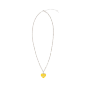 Human Made Heart Necklace Yellow