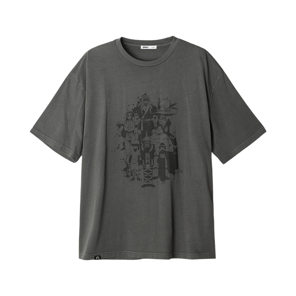 SPRLF49U03 Spao x Hunter x Hunter T-Shirt Charcoal