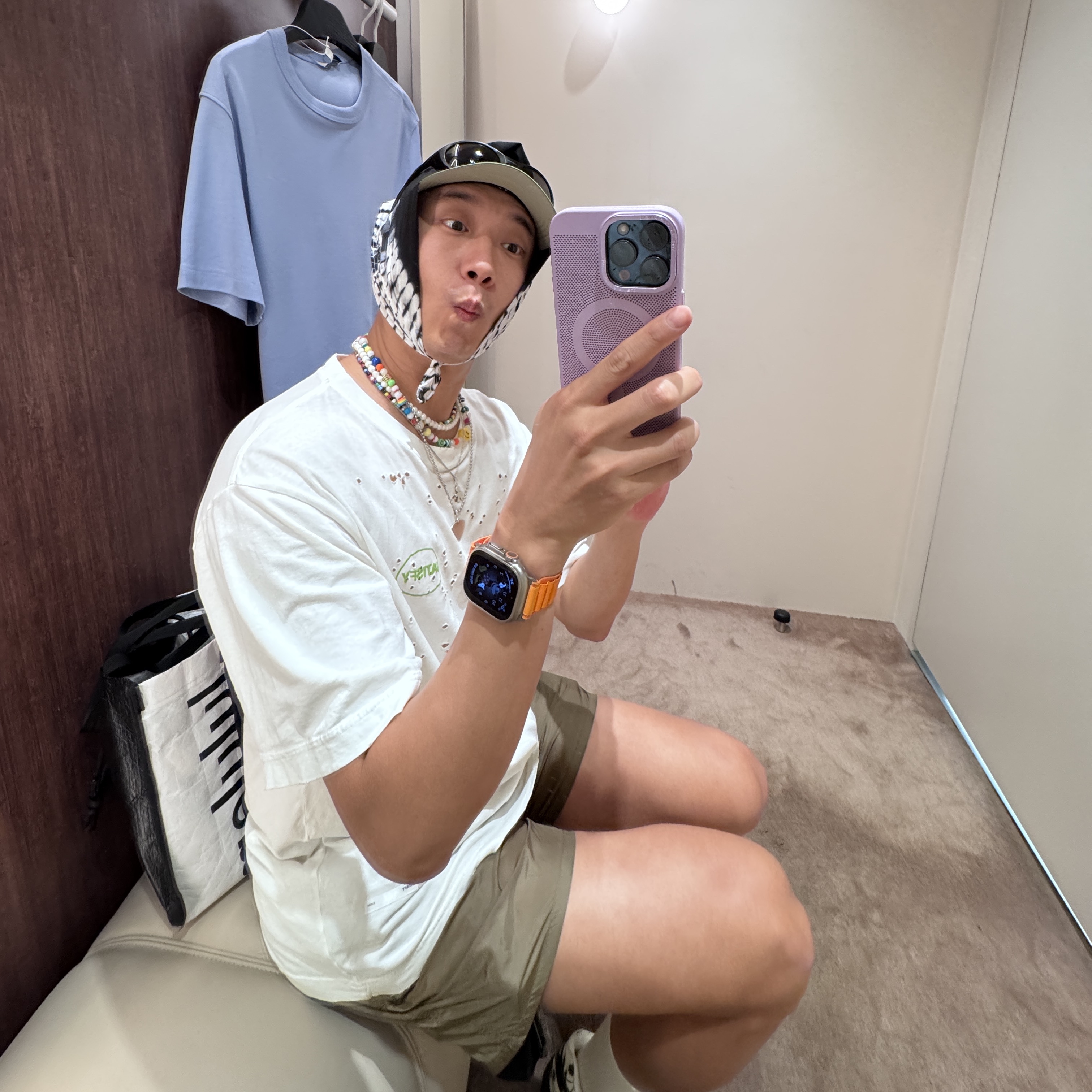 Hoka Hopara 2 Shifting Sand, Nike NRG Solo Swoosh Fleece Shorts Dark Grey Heather - Asia 착용 스타일 - 9