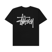 Stussy Basic Stussy Pigment Dyed T-Shirt Black 2024