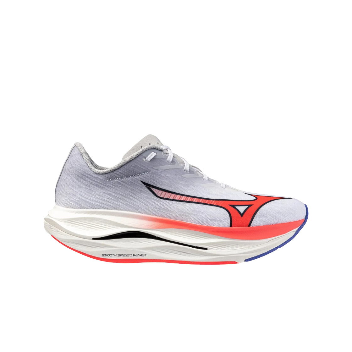 J1GC253501 Mizuno Wave Rebellion Flash 3 White Fiery Coral