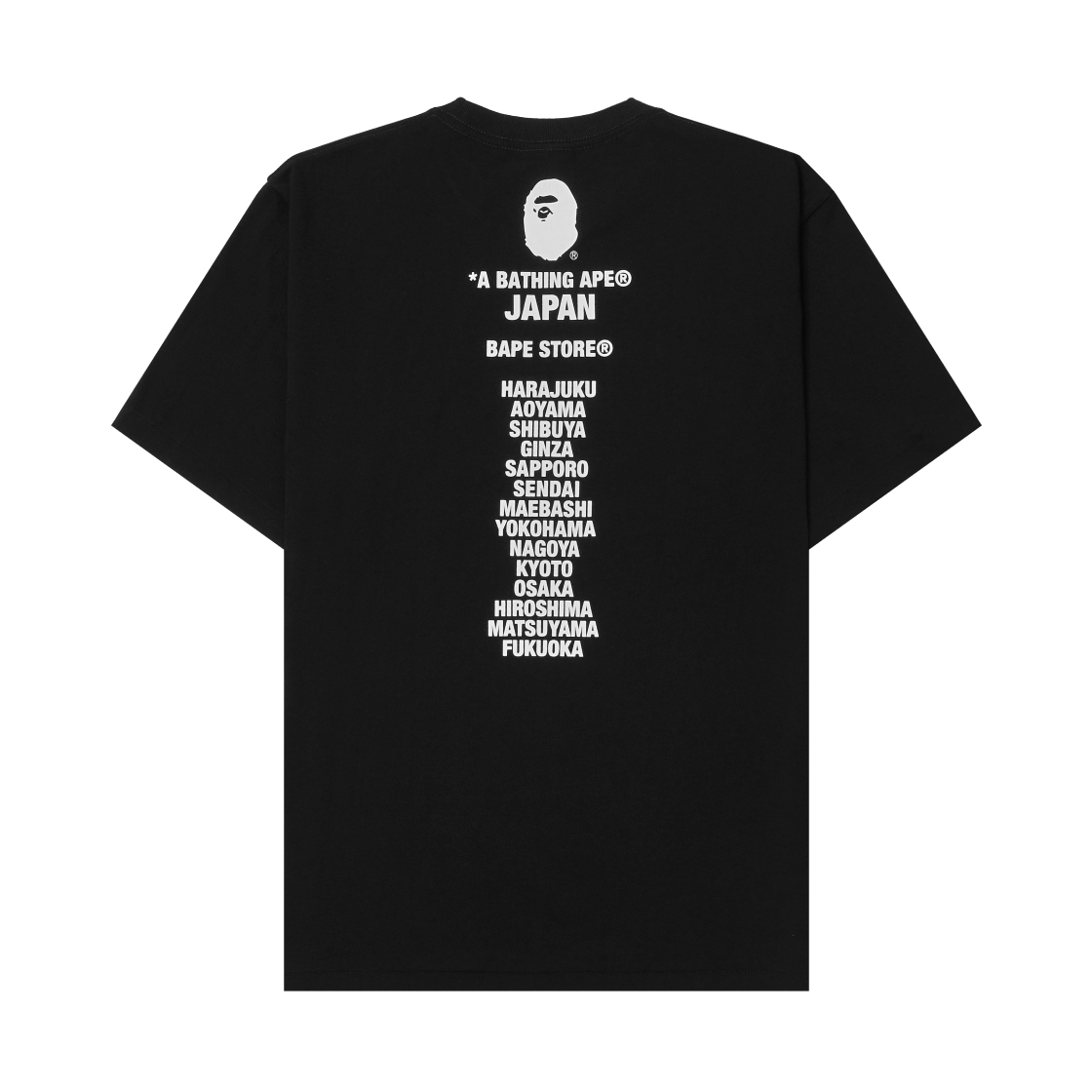 - BAPE Japan Ape Head T-Shirt Black - #2