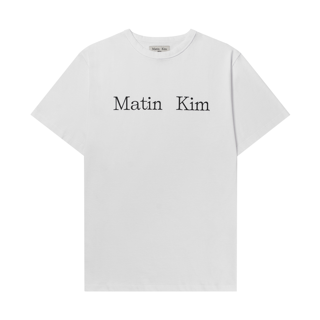 마뗑킴 로고 탑 화이트(Matin Kim Logo Top White)