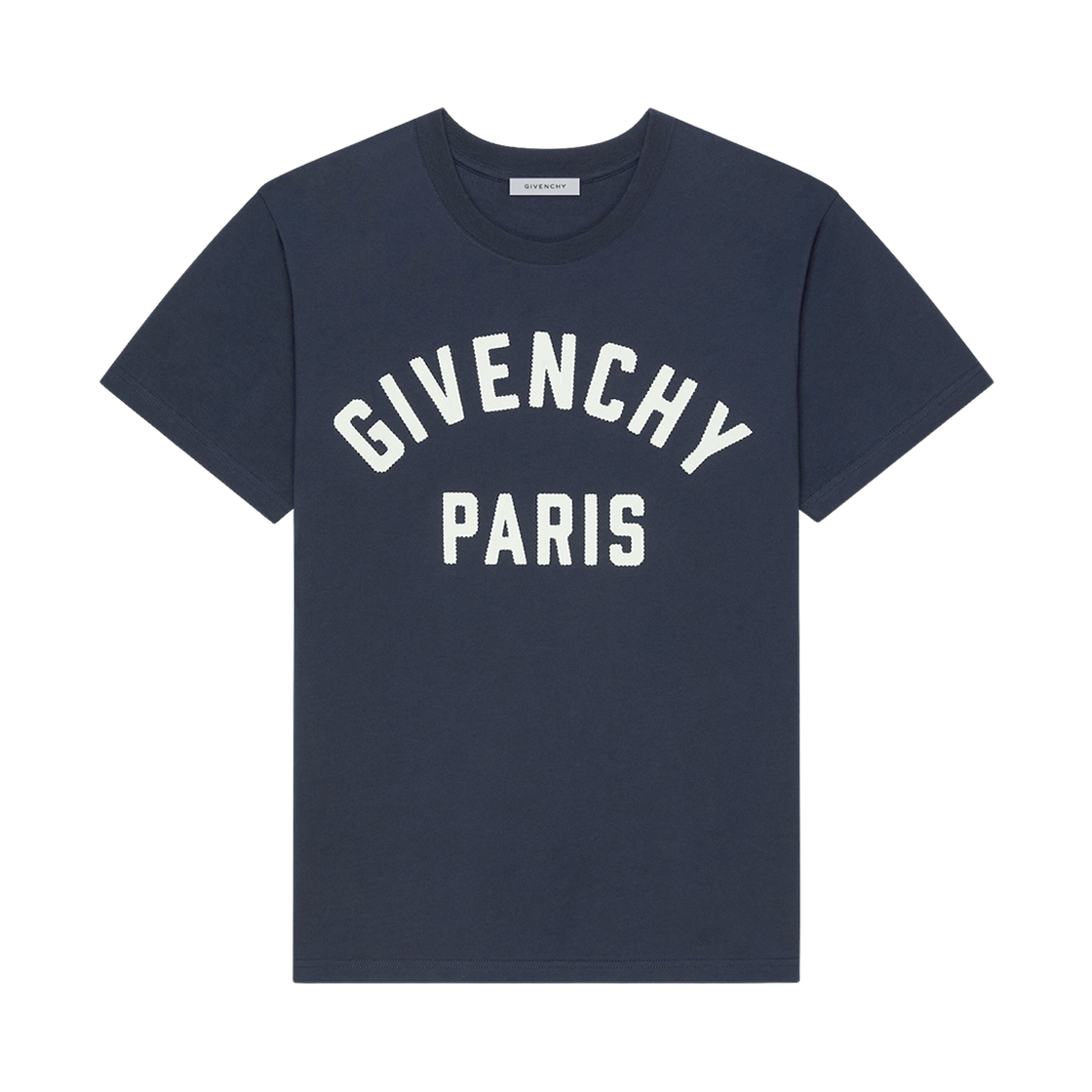 지방시 파리 코튼 티셔츠 네이비 화이트(Givenchy Paris Cotton T-Shirt Navy White)