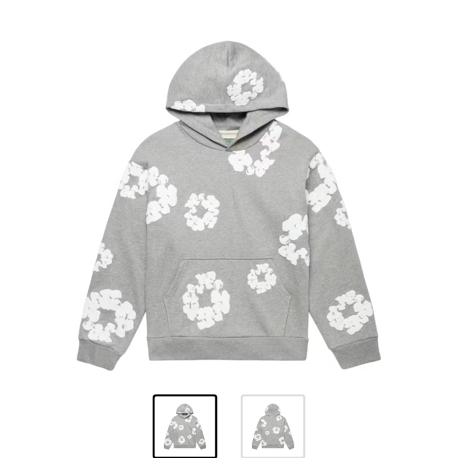 Denim Tears The Cotton Wreath Sweatshirt Grey 착용 스타일