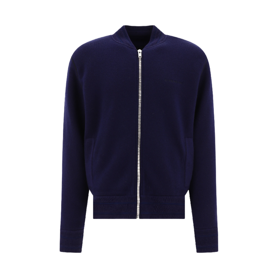 BM014A4YFP-499 Givenchy Wool Bomber Jacket Blue