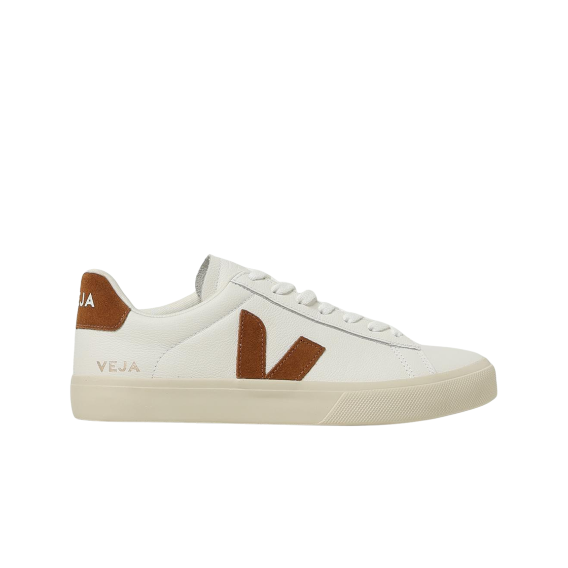 베자 캄포 레더 화이트 꼬냑(Veja Campo Leather White Cognac)