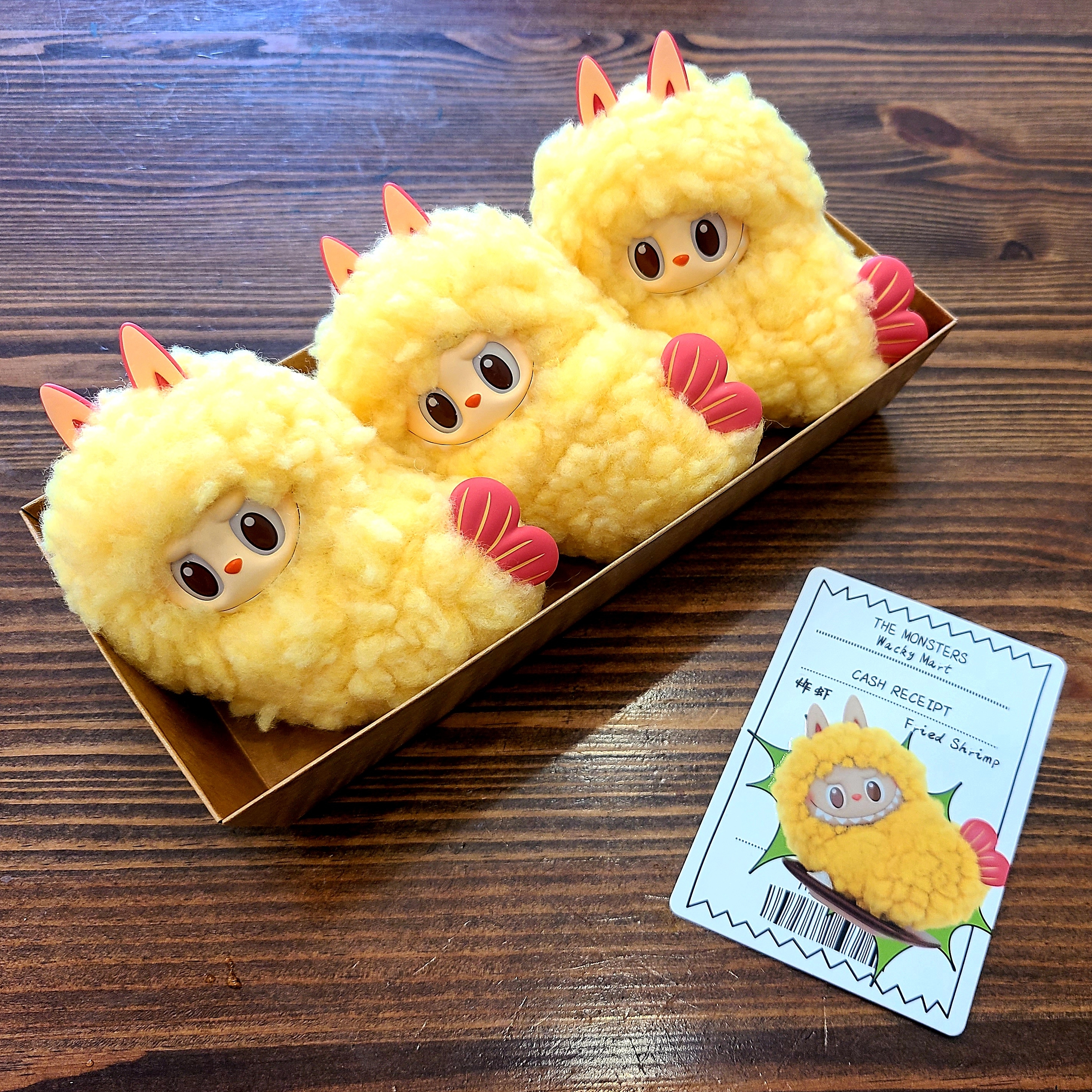 Pop Mart Labubu The Monsters Wacky Mart Series Figures Fried Shrimp (Opened Case) 착용 스타일 - 2