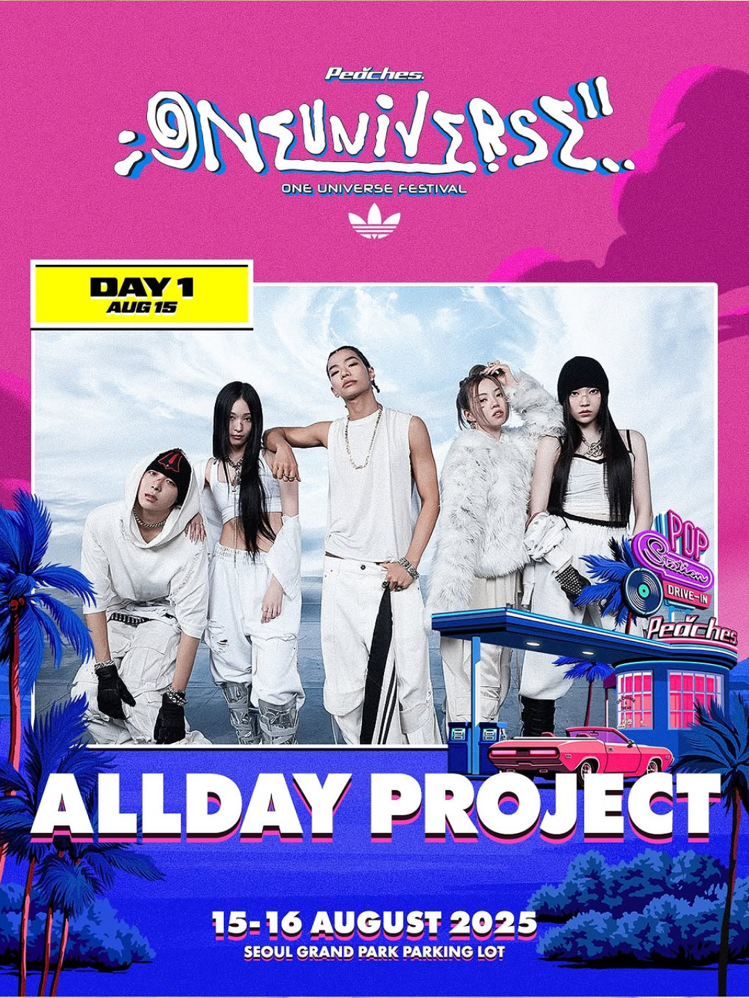 ONE UNIVERSE FESTIVAL 2025 KREAM VIP PASS (1 DAY PASS -  8/15), ONE UNIVERSE FESTIVAL 2025 Pre-sale Ticket (1 DAY PASS -  8/15) 착용 스타일 - 4