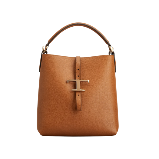 XBWTSEK0100XSOS410 Tod's T Timeless Mini Bucket Bag Brown