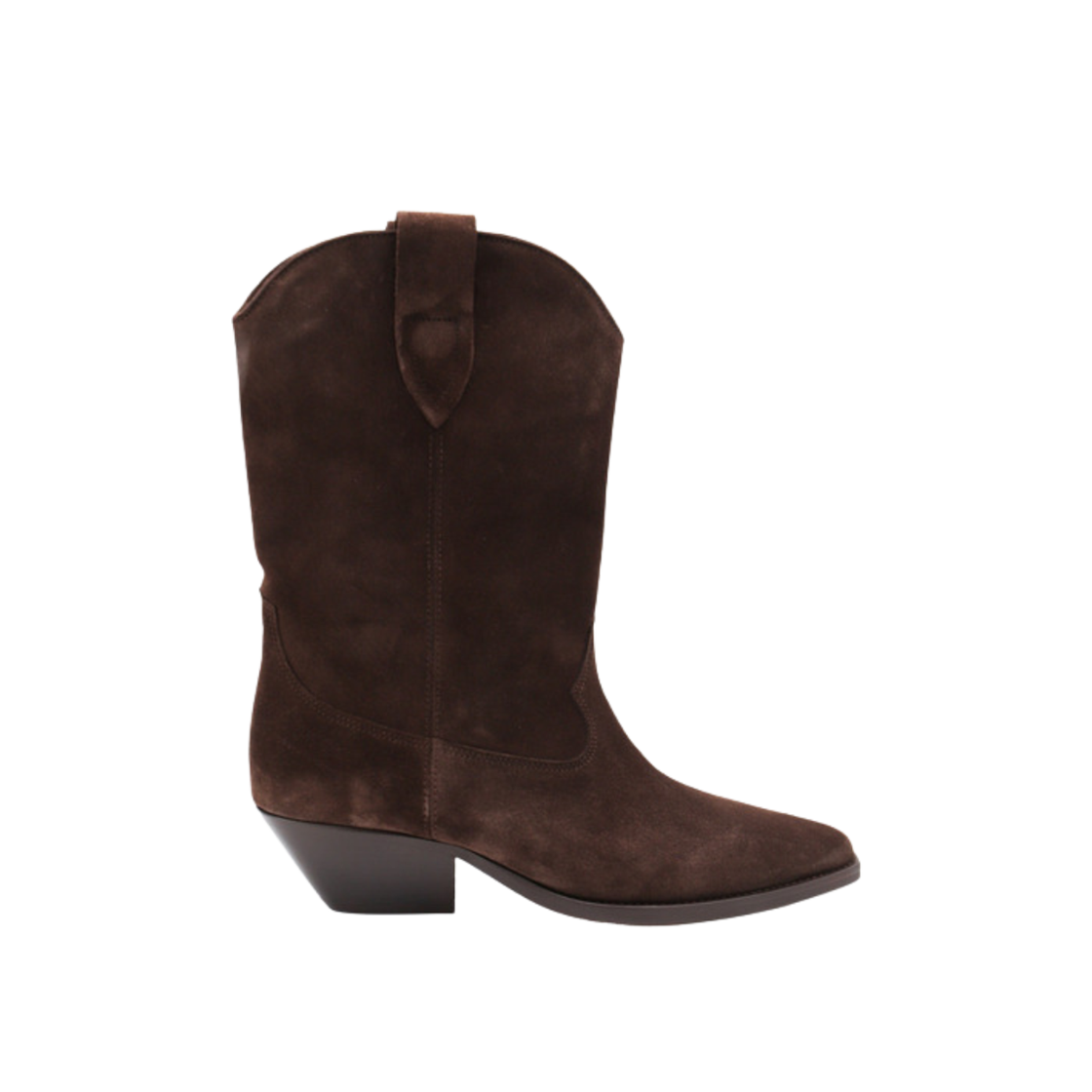 (W) 이자벨 마랑 두에르토 스웨이드 카프스킨 레더 카우보이 부츠 브라운((W) Isabel Marant Duerto Suede Calfskin Leather Cowboy Boots Brown) - 1