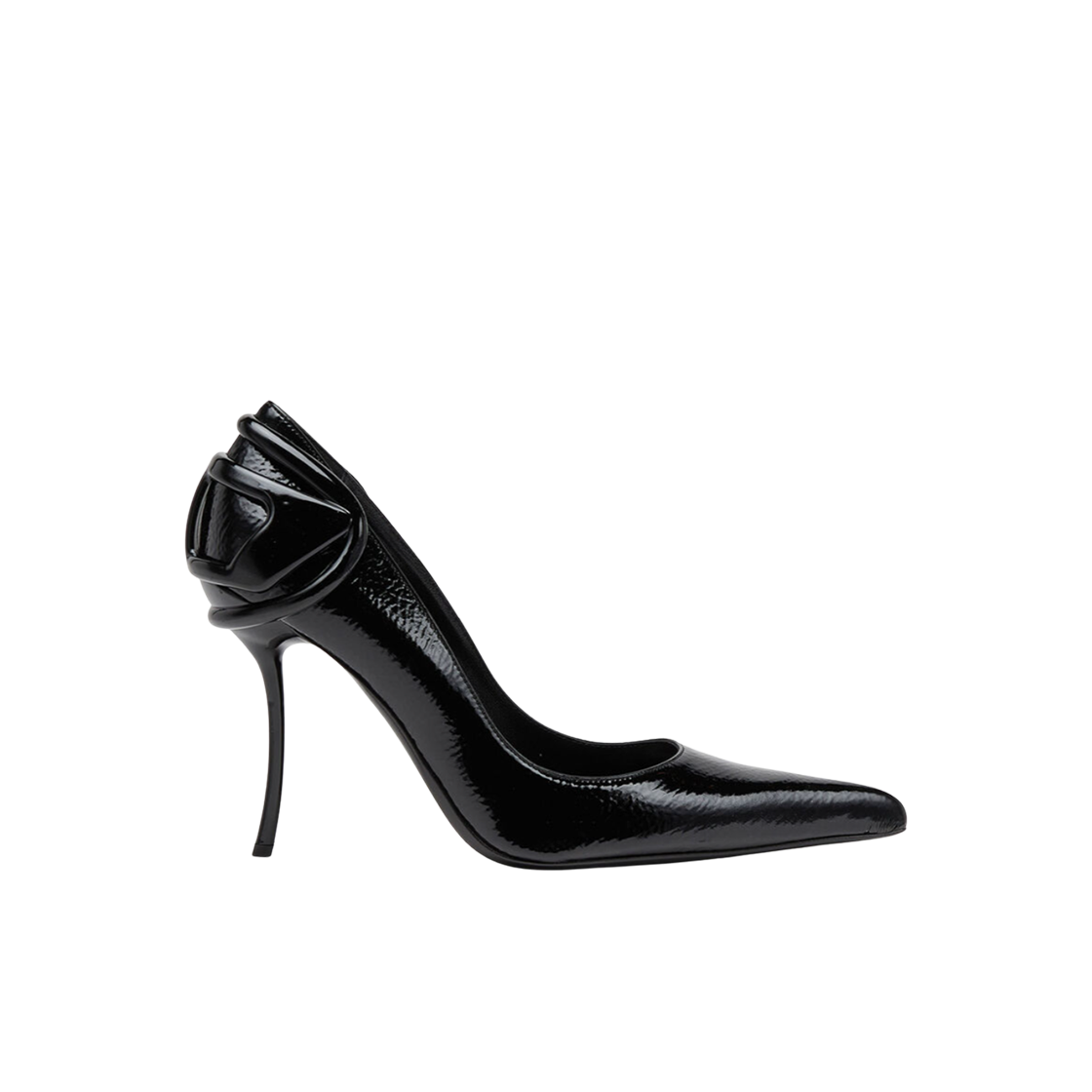 Y03426P0691-T8013 (W) Diesel D-Ten & Half Glossy Pumps Black