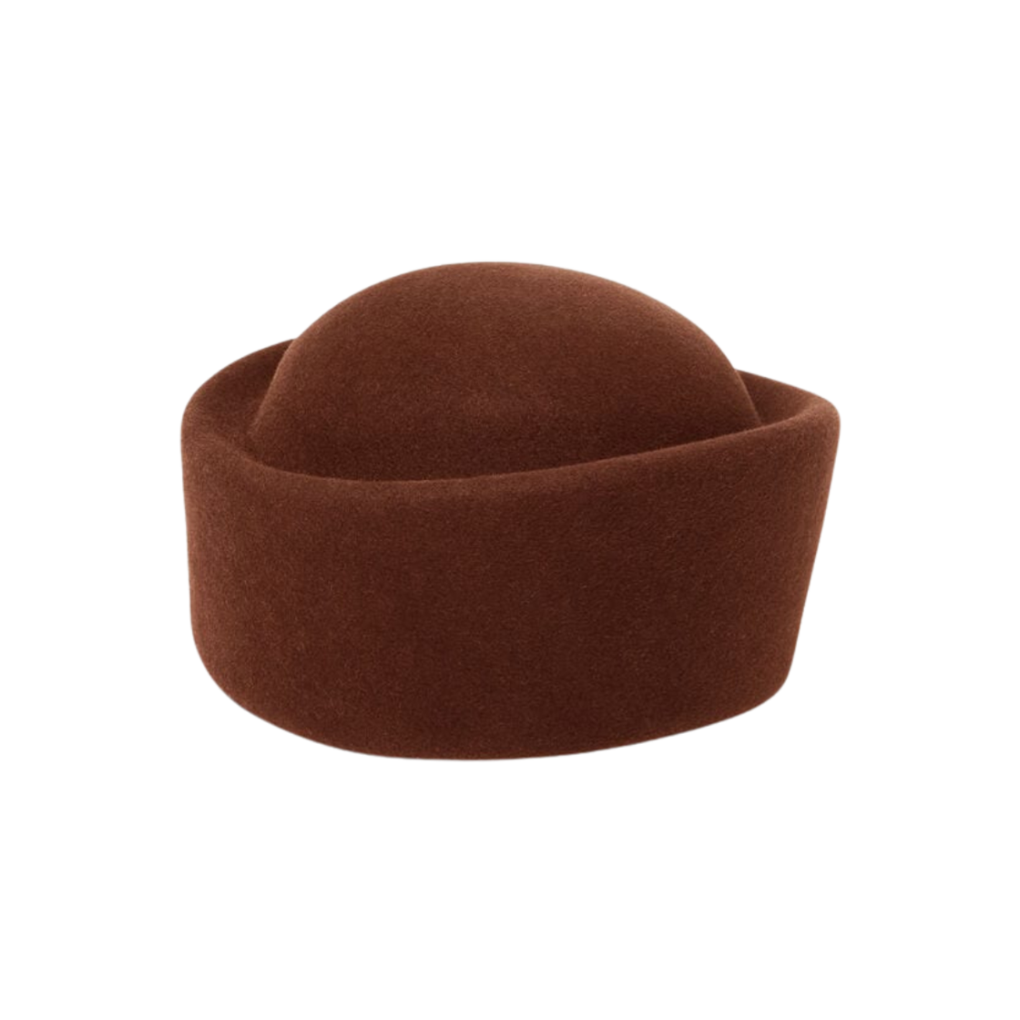 FAP1515-E0EA (W) Loro Piana Virginia Hat with Rabbit Fur Felt Pecan Syrup