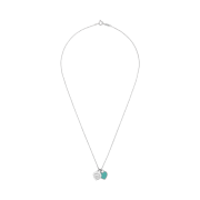 Tiffany & Co. Return To Tiffany Blue Double Heart Tag Pendant Mini Silver