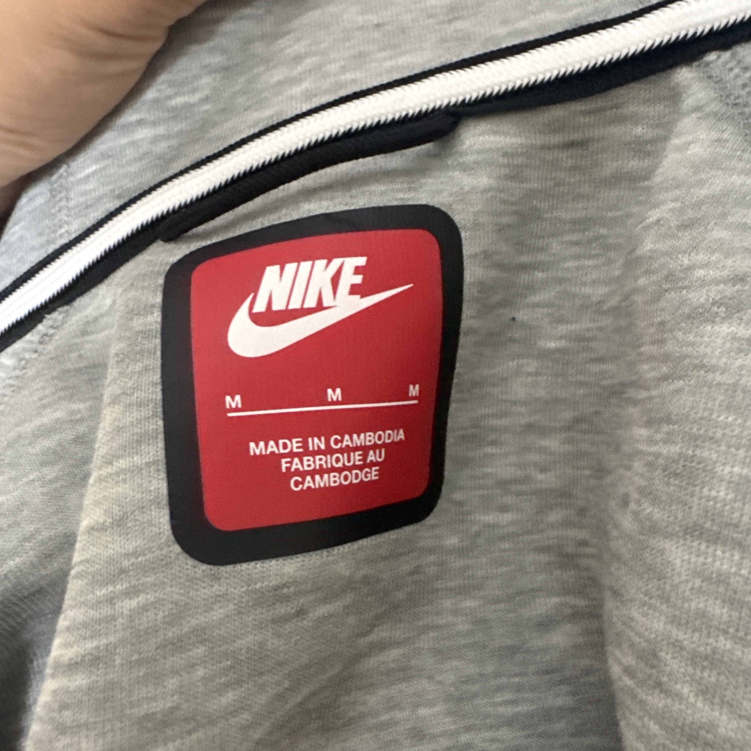 Nike NSW Tech Fleece Windrunner Full Zip Hoodie Dark Grey Heather - Asia 착용 스타일