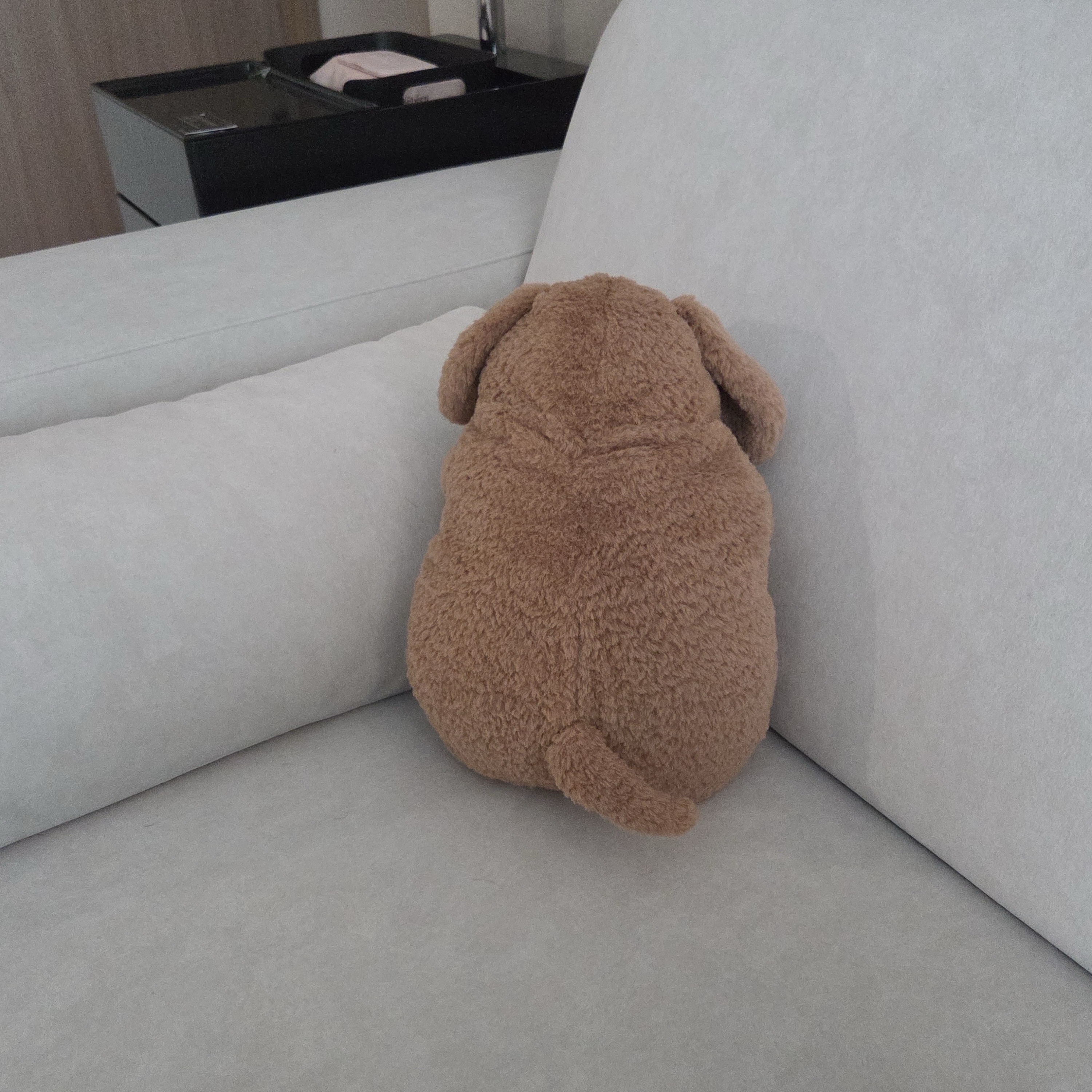 Jellycat Amore Dog Brown 착용 스타일 - 3