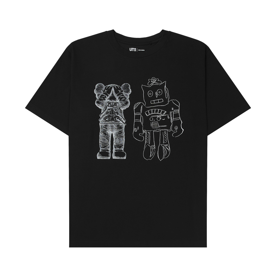 476351-09 Uniqlo UT x Kaws x Warhol S/S Graphic T-Shirt C Black - KR