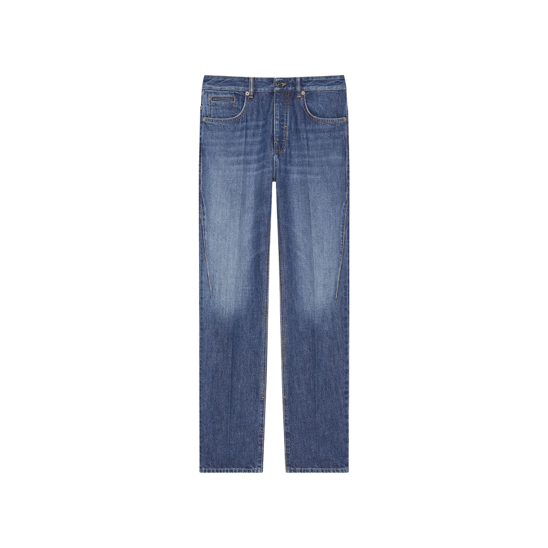 지방시 워시드 데님 스트레이트 진 다크 블루(Givenchy Washed Denim Straight Jeans Dark Blue)
