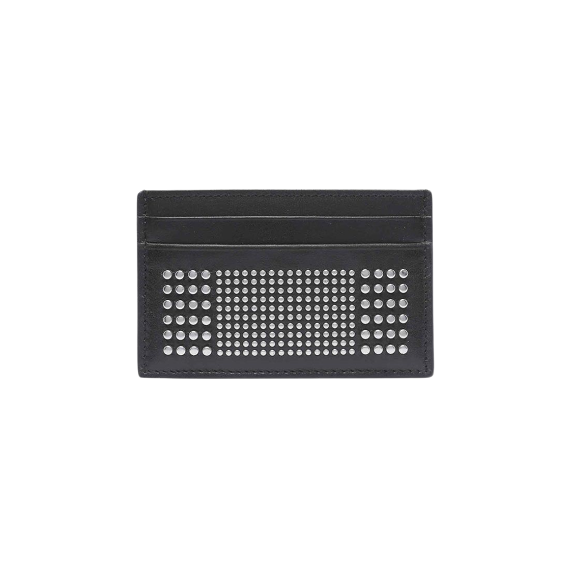 알렉산더 맥퀸 스터디드 레더 카드 케이스 블랙(Alexander McQueen Studded Leather Card Case Black)