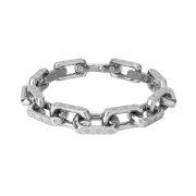 Louis Vuitton Monogram Chain Bracelet Silver