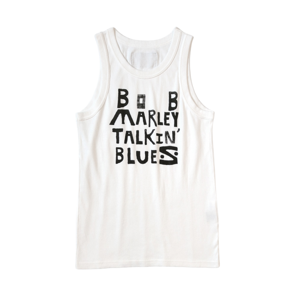 캐피탈 프렌치 리본 탱크탑 말리 토킹 블루스 화이트