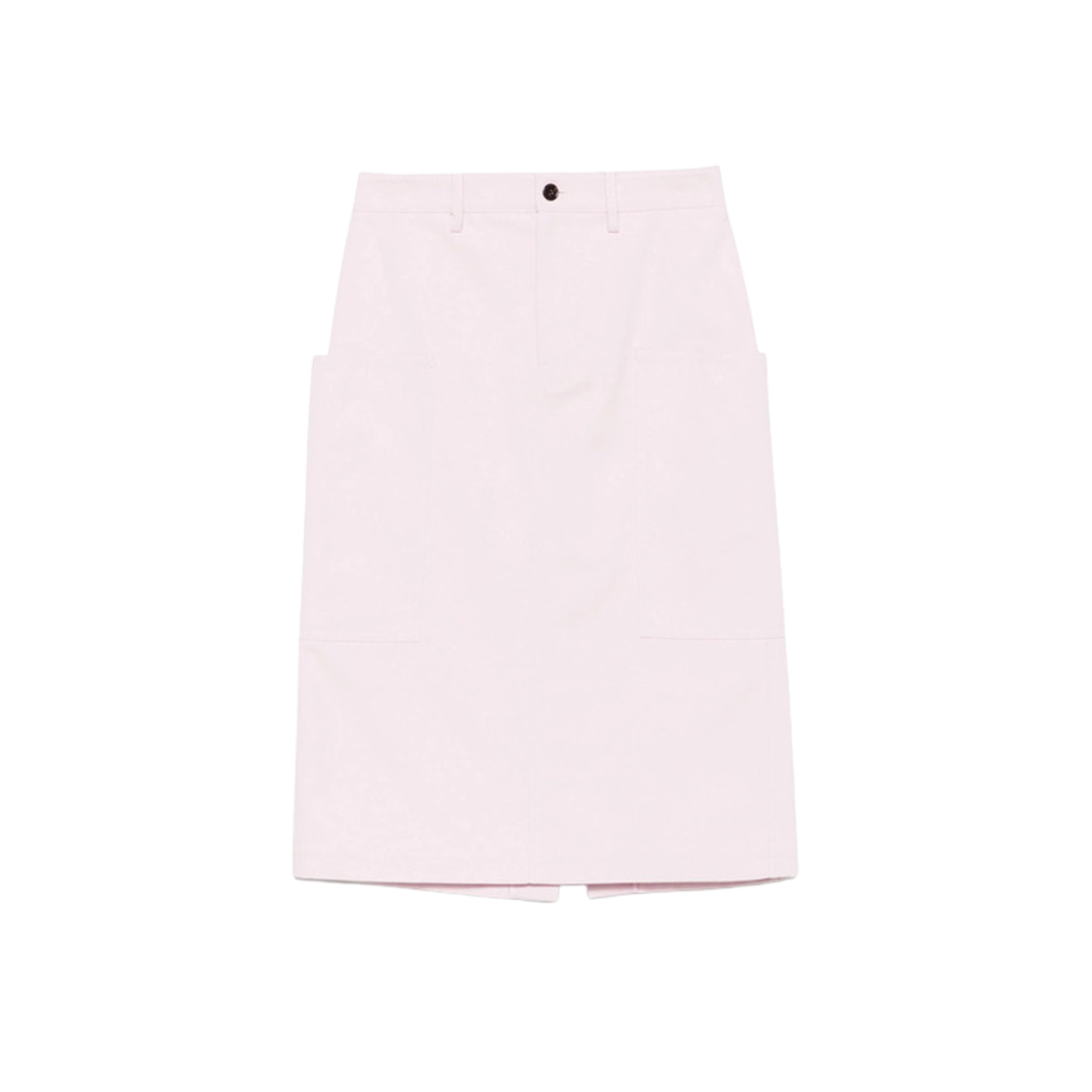 817067-Z7AHS-5589 (W) Gucci Mid-Length Cotton Canvas Delave Skirt Light Pink