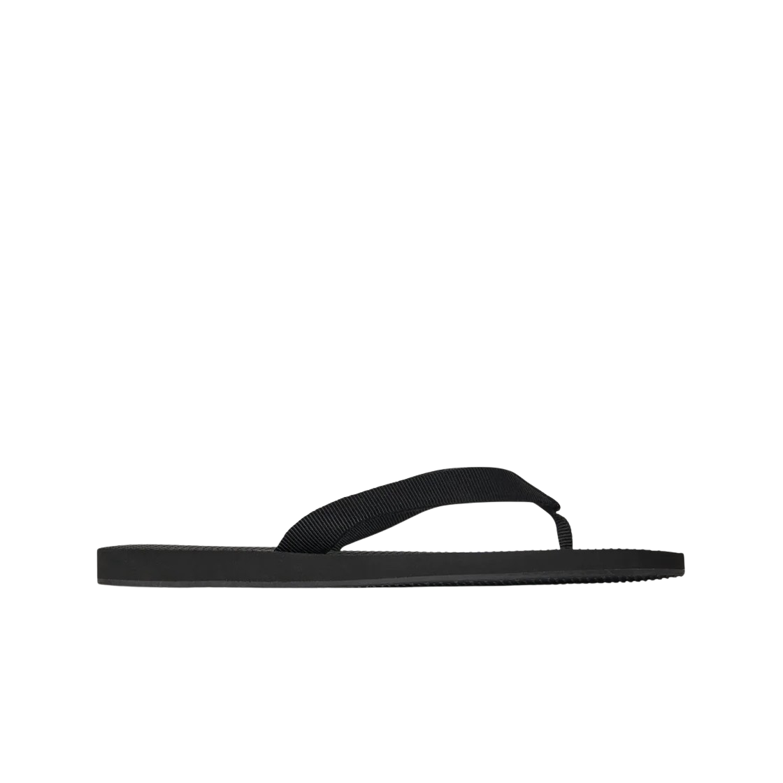 F2080GROBLK The Row Dune Classic Sandal in Rubber Black
