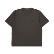 Stussy Pigment Dyed Inside Out Crew T-Shirt Faded Black