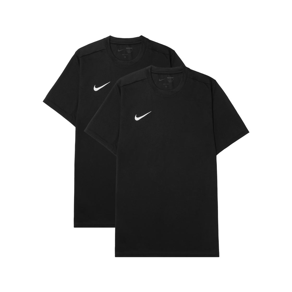나이키 드라이핏 파크 7 티셔츠 블랙 (2개 번들)(Nike Dri-Fit Park 7 T-Shirt Black (Bundle of 2))