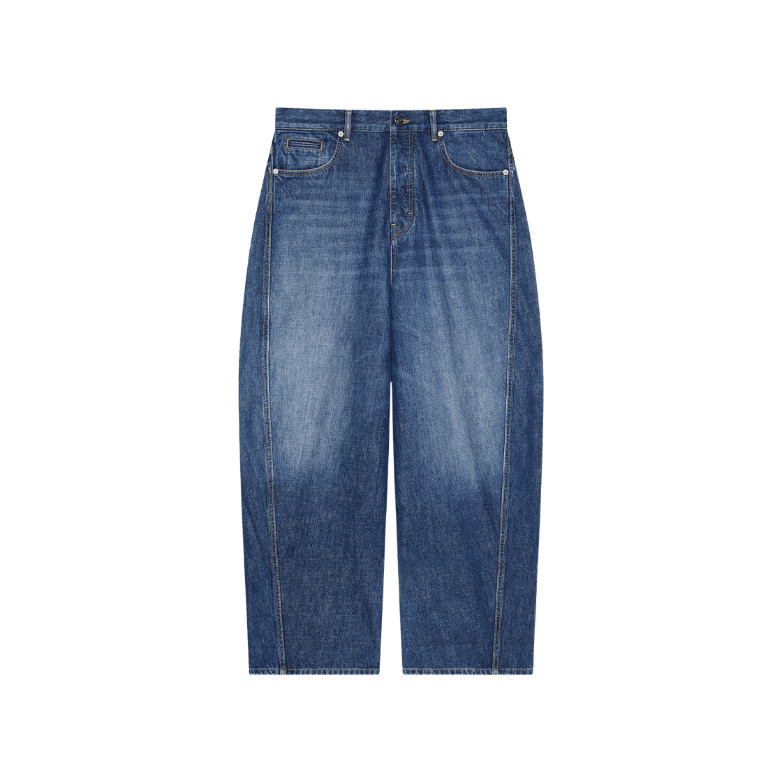 BM51MN516L-401 Givenchy Washed Denim Jeans Dark Blue