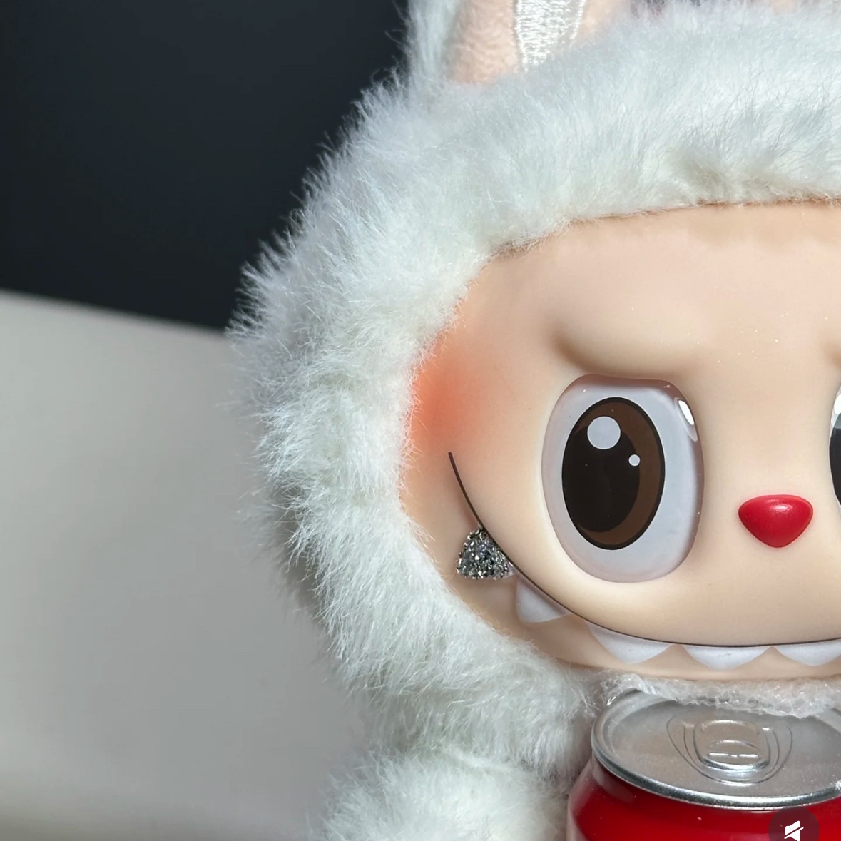 Pop Mart Labubu Coca Cola Series Happy Factor Keyring (Opened Case), Pop Mart Labubu Coca Cola Series Keyring Sealed Case (6 Blind Boxes) 착용 스타일 - 1