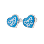 Human Made Heart Earrings Blue