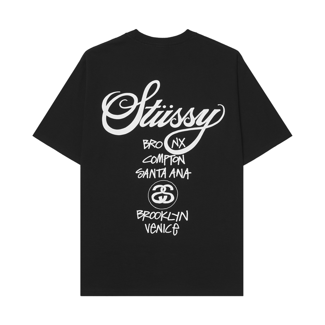 스투시 월드투어 티셔츠 블랙(Stussy World Tour T-Shirt Black) - 2