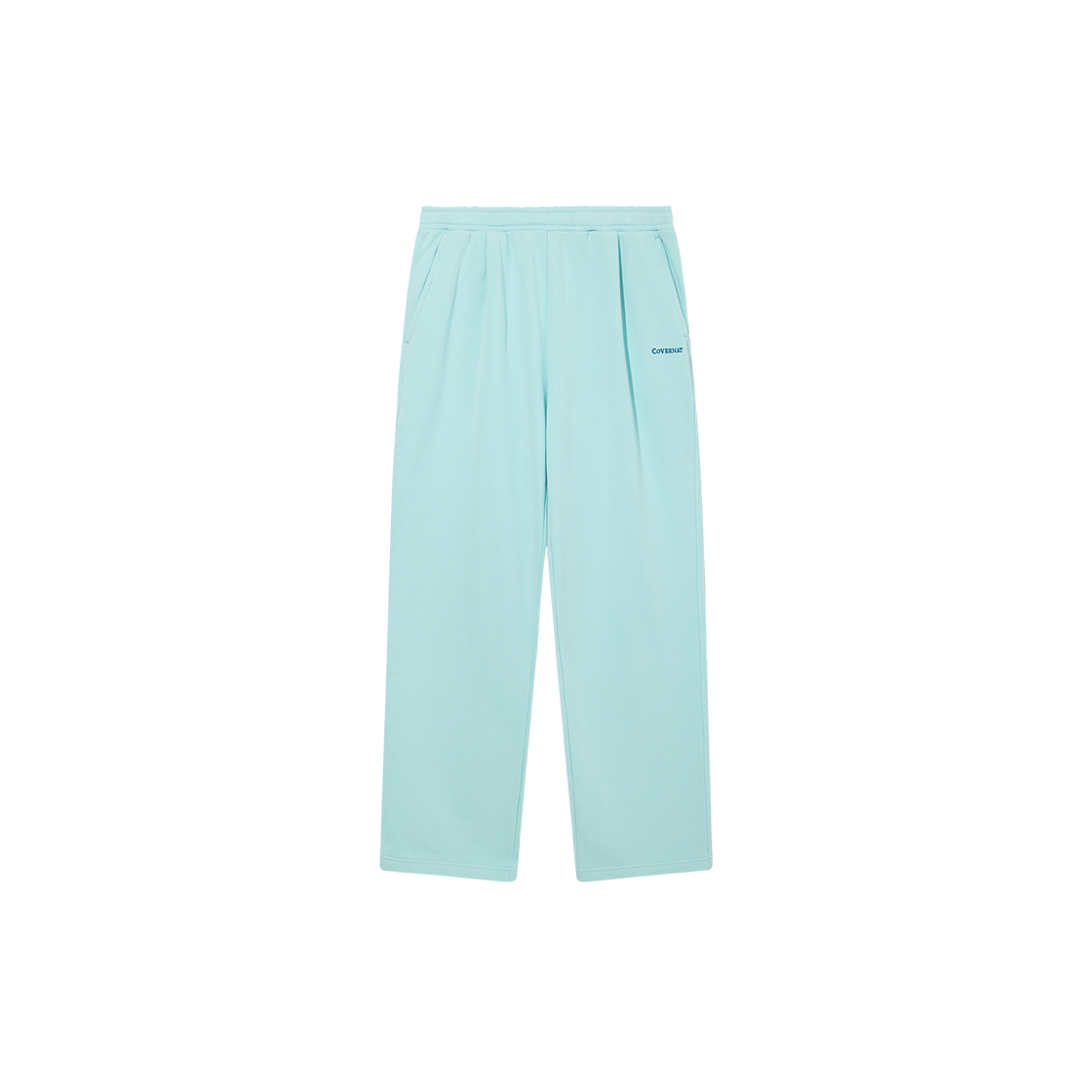 CO2501PT02SB Covernat Semi Wide-Fit Authentic Logo Sweat Pants Sky Blue