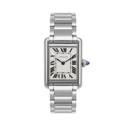 Cartier Tank Must Watch Small Quartz Steel Bracelet Steel