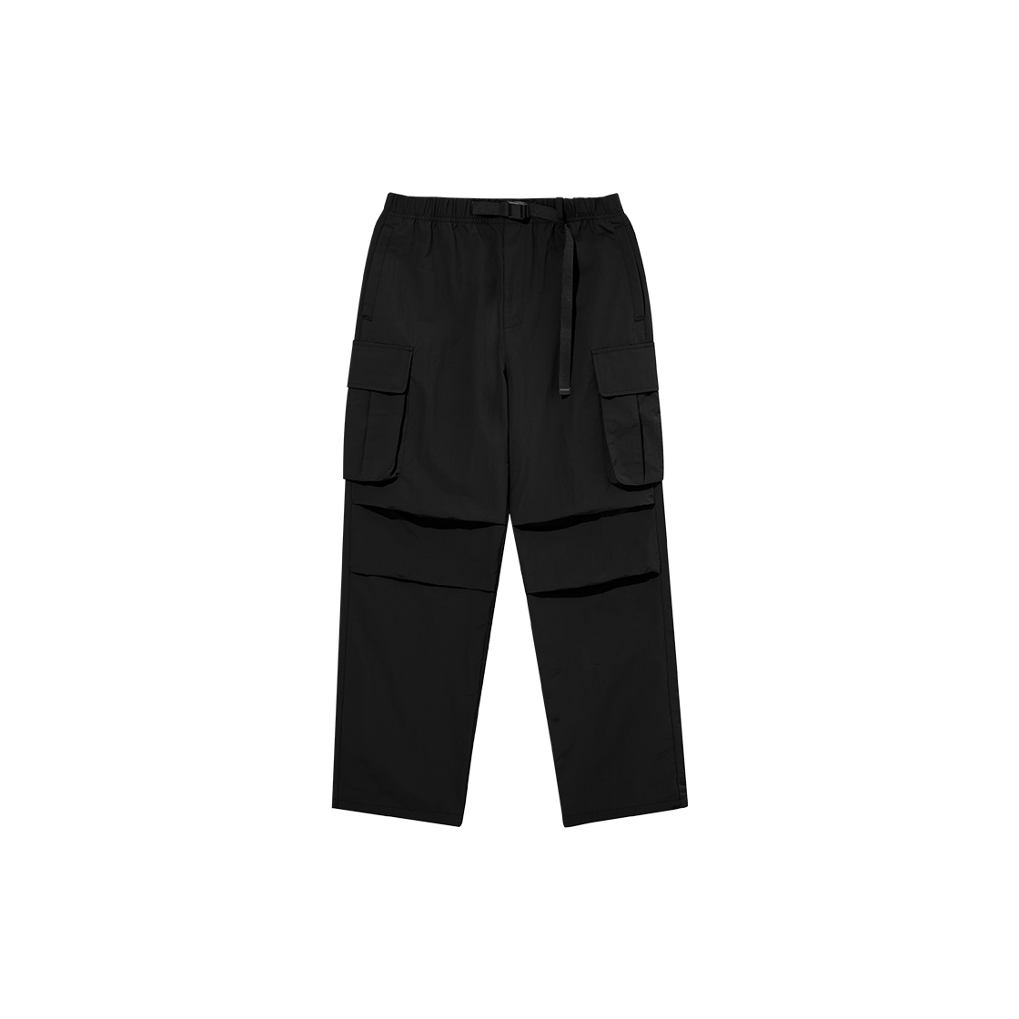 CO2501PT04BK Covernat Semi Wide-Fit Nylon Parachute Pants Black