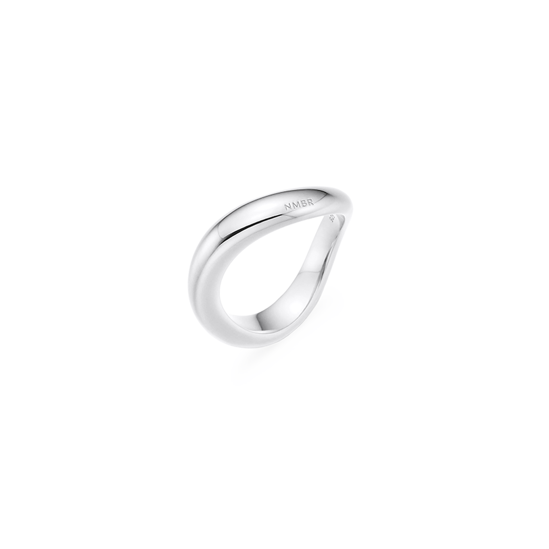 넘버링 #7416 웨이비 링 실버(NUMBERING #7416 Wavy Ring Silver)