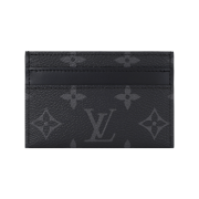 Louis Vuitton Double Card Holder Monogram Eclipse