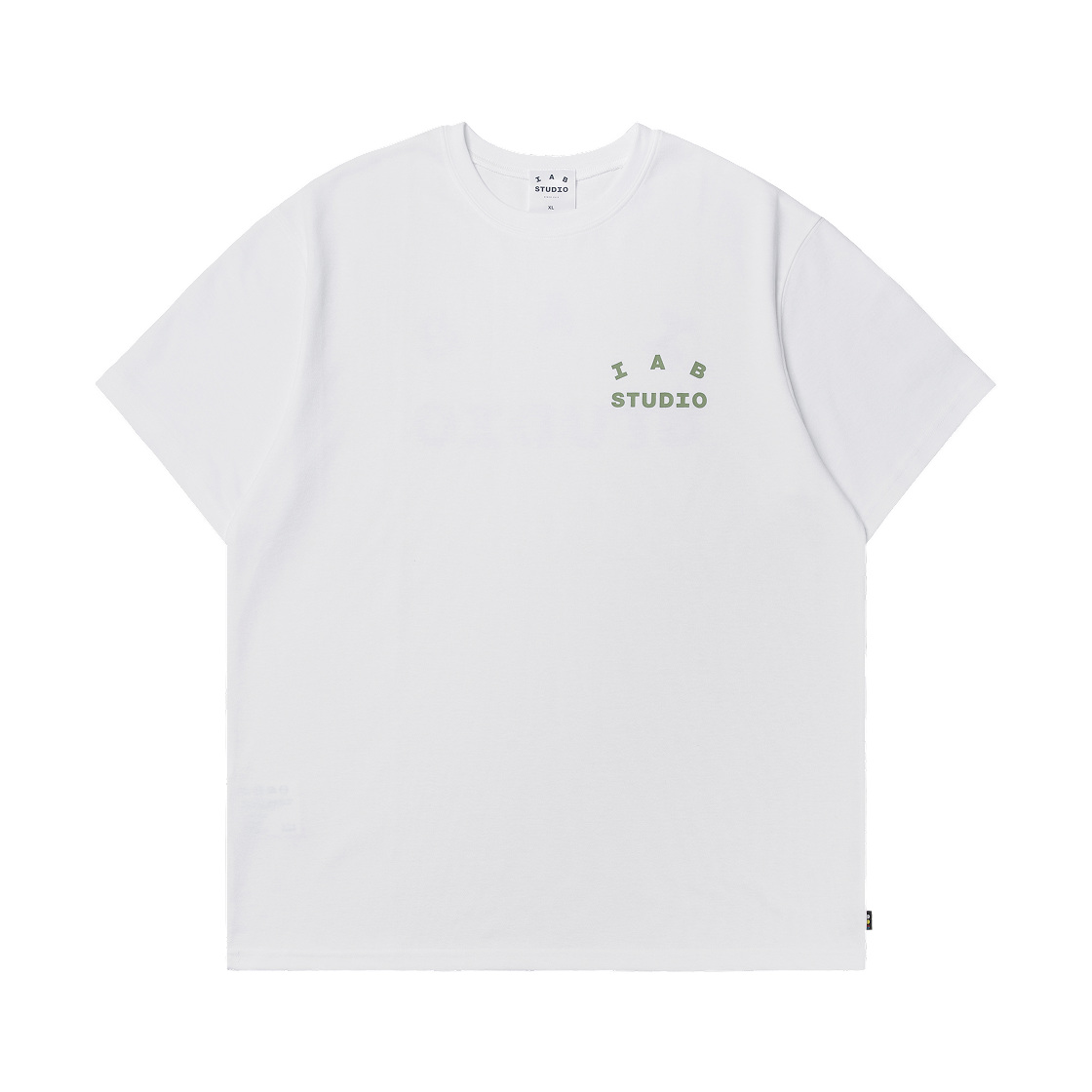 ★送料 関税込★IAB Studio★IAB Studio T-Shirt White Burgundy 아이앱 스튜디오 티셔츠 화이트 버건디 | IAB STUDIO - 슈프라이즈