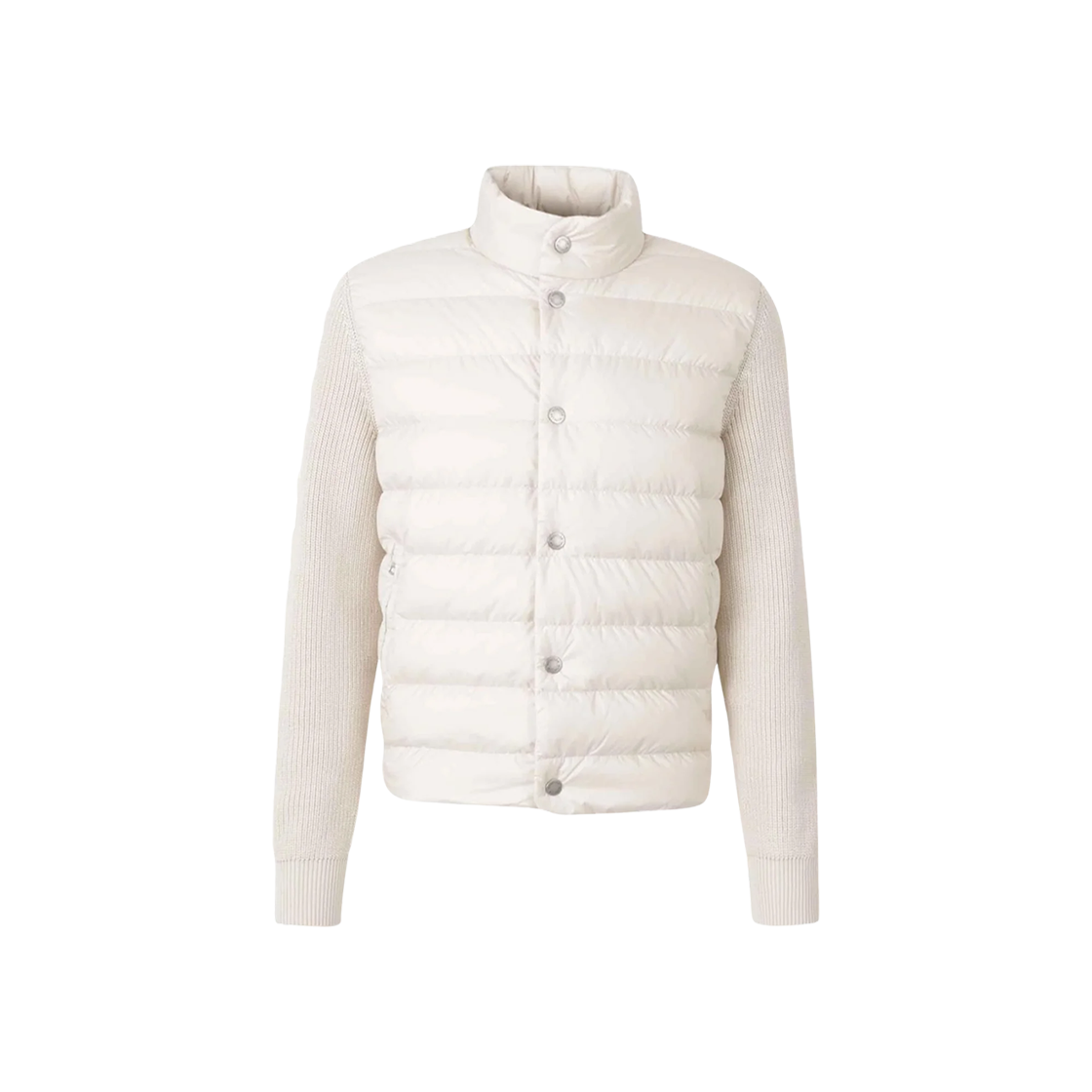 K1-091-9B00018-M1367-20F Moncler Padded Cotton Jumper White Ivory - 25SS