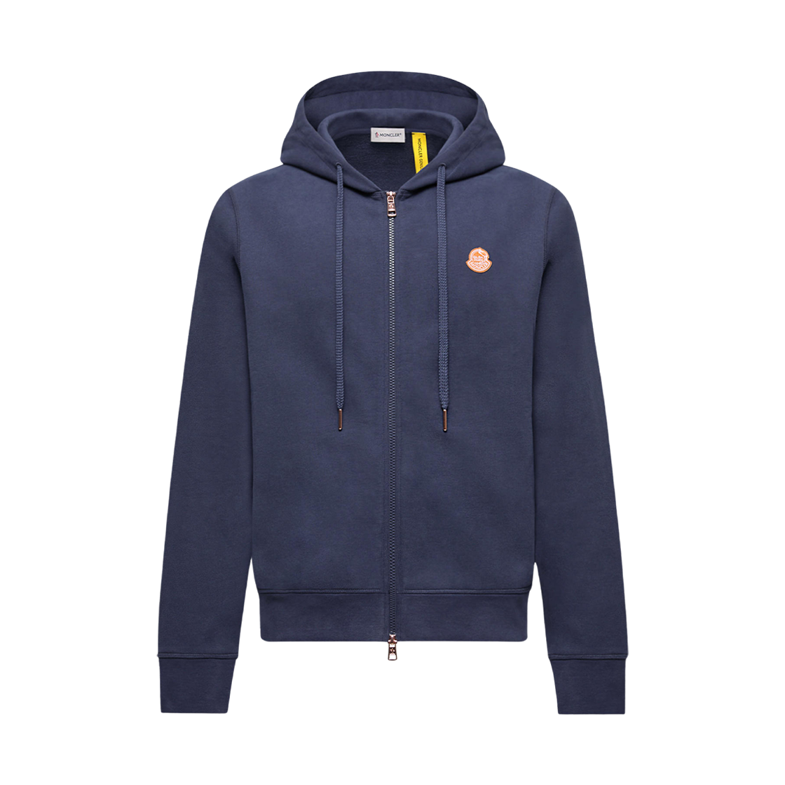 몽클레르 x 길가 팜 디자인 바이 도널드 글로버 코튼 집업 후드 네이비 블루 - 25FW(Moncler x Gilga Farm Designed By Donald Glover Cotton Zip-Up Hoodie Navy Blue - 25FW) - 1