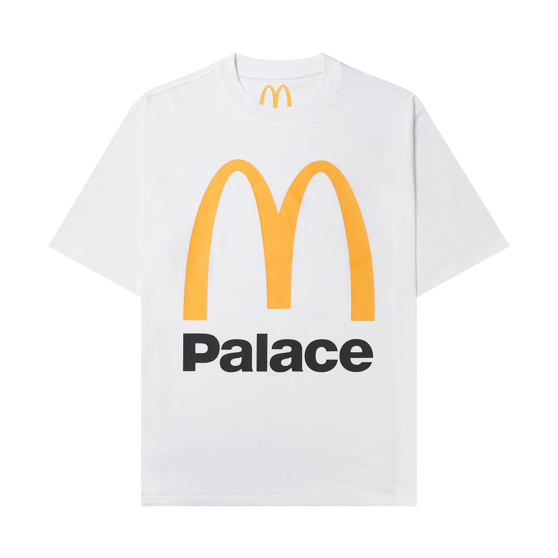 팔라스 x 맥도날드 로고 티셔츠 화이트 - 23FW(Palace x McDonald's Logo T-Shirt White - 23FW)