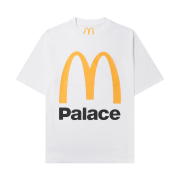 Palace x McDonald's Logo T-Shirt White - 23FW