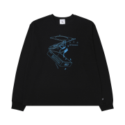 IAB Studio x Lost in Starlight Jay Longsleeve Black Cyan