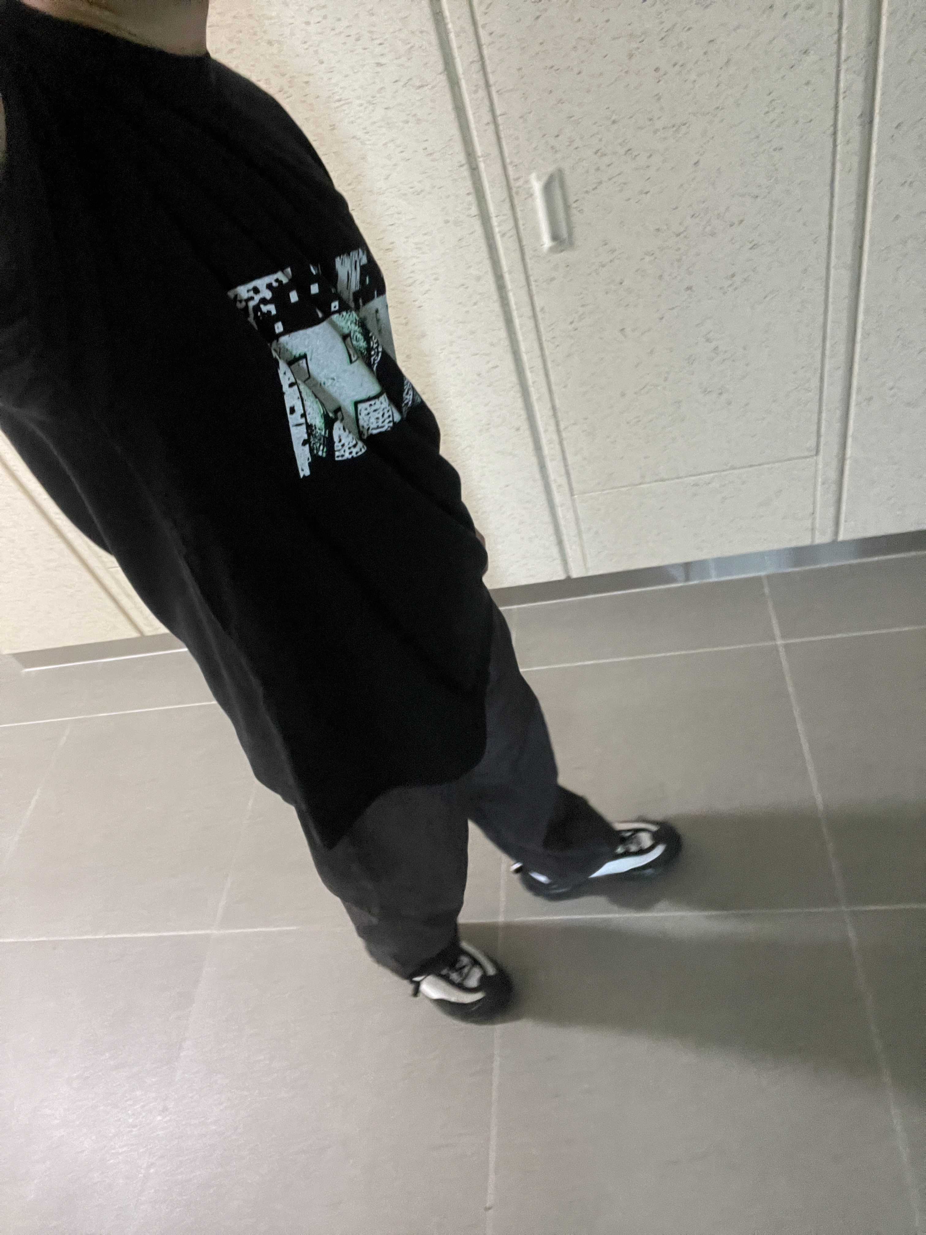 Nike x Comme des Garcons Homme Plus ACG Mountain Fly 2 Low Black White 착용 스타일 - 2